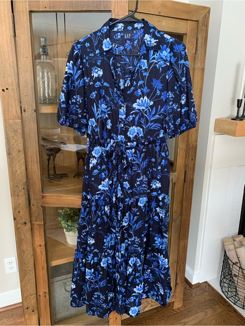 GAP Navy Blue Floral Dress
